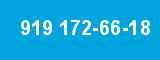 919 172-66-18 919 172-66-18